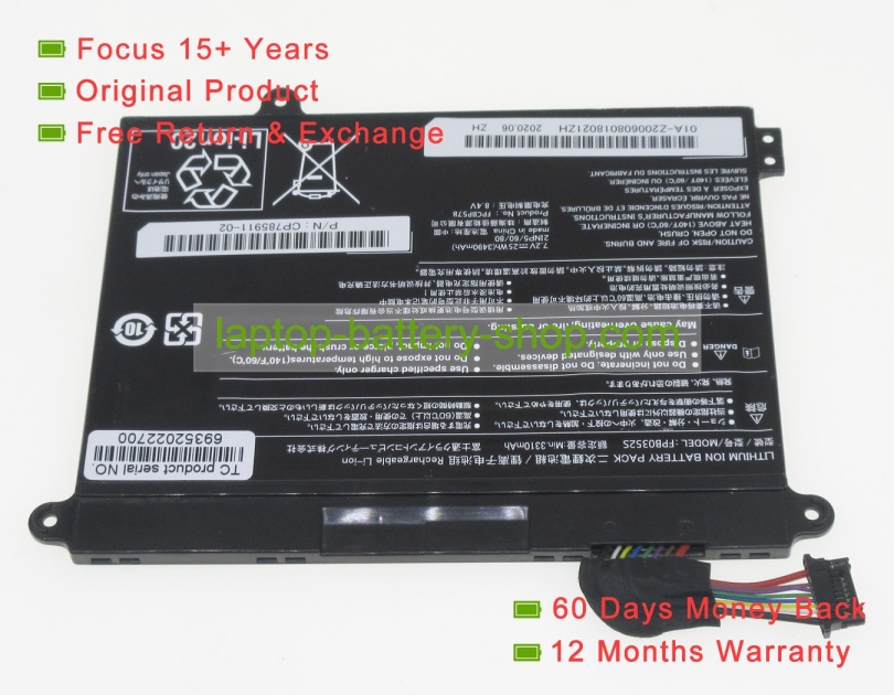 Fujitsu CP785911-01, FPCBP578 7.2V 3490mAh original batteries - Click Image to Close