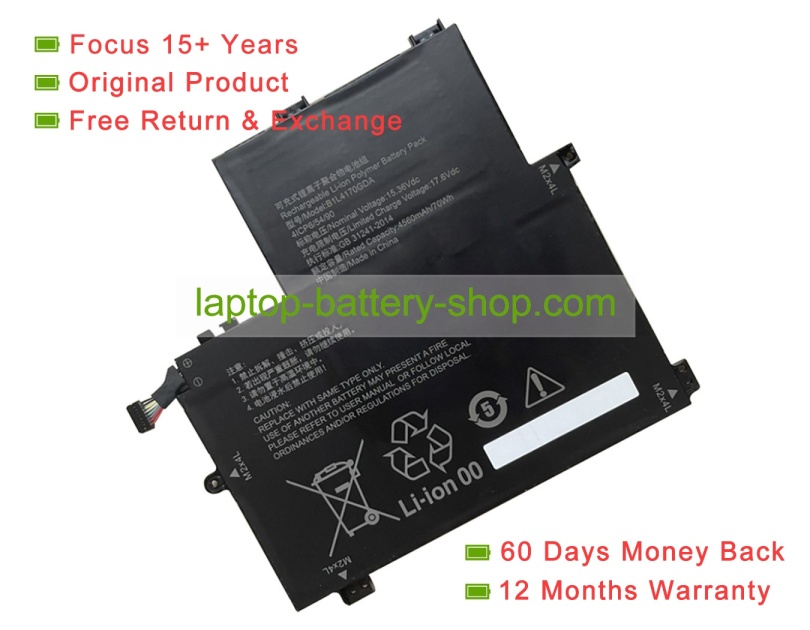 Other B1L4170GDA 15.36V 4560mAh original batteries - Click Image to Close