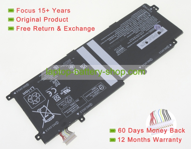 Hp HSTNN-DB9E, MC02XL 7.7V 5950mAh original batteries - Click Image to Close