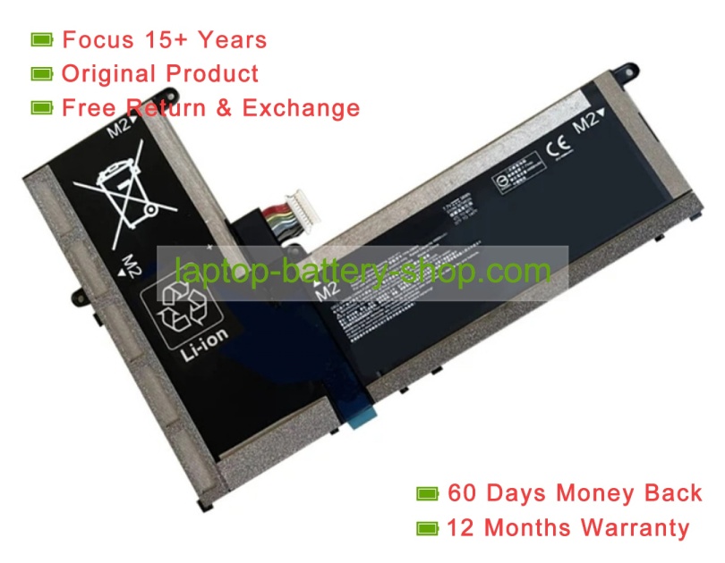 Hp PD02XL, M38780-005 7.7V 4675mAh original batteries - Click Image to Close