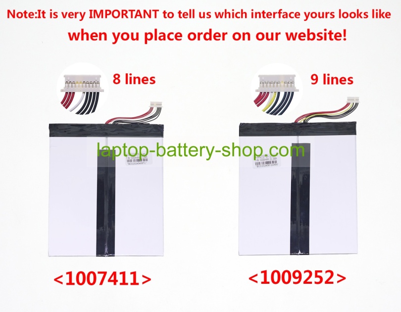 Chuwi GSP3062137 7.4V 3000mAh original batteries - Click Image to Close