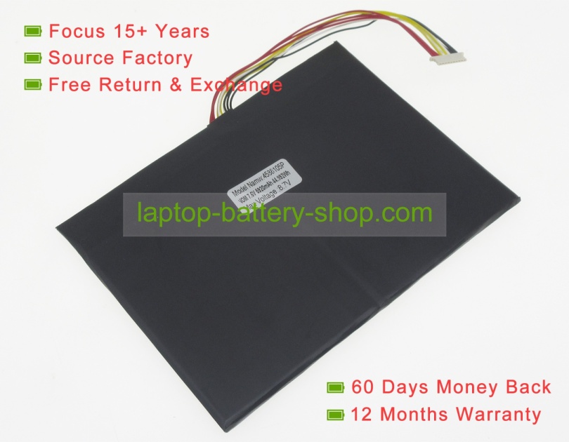 Medion 4588105 7.6V 5920mAh replacement batteries - Click Image to Close