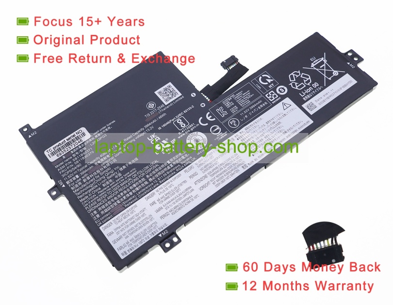 Lenovo L20C3PG3, L20M3PG3 11.52V 4080mAh original batteries - Click Image to Close