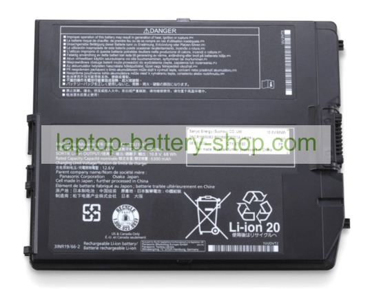 Panasonic FZ-VZSU1UU 10.8V 6300mAh original batteries - Click Image to Close