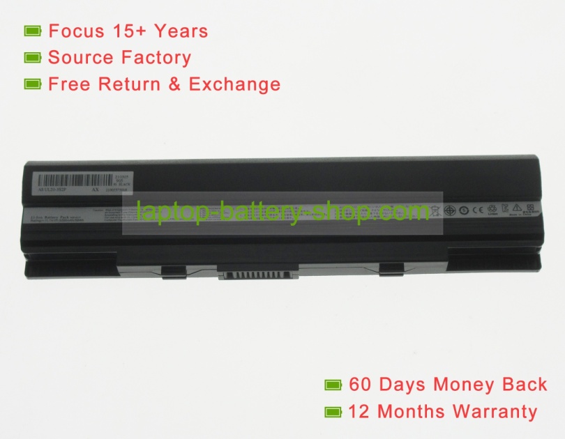 Asus A32-UL20, A31-UL20 10.8V 5200mAh replacement batteries - Click Image to Close