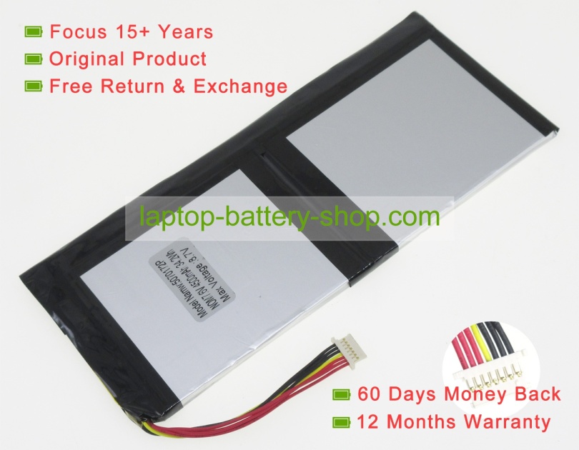 Rtdpart YLY 5070172 7.6V 4500mAh original batteries - Click Image to Close