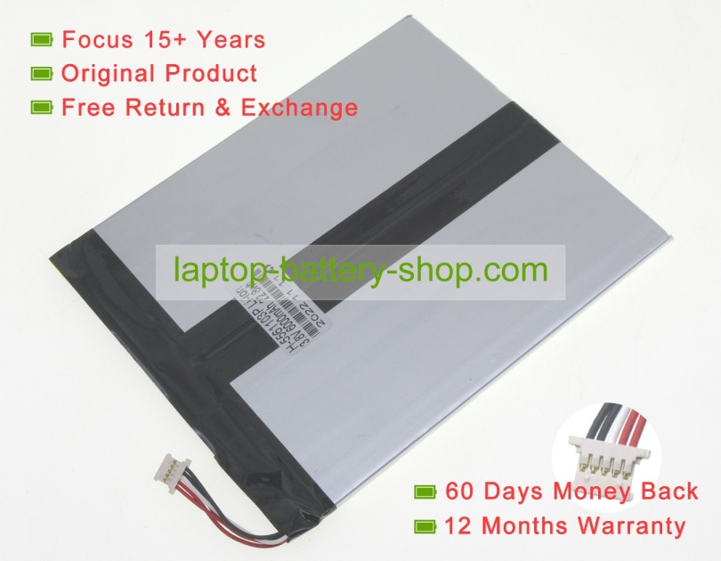 Other GSP5561103, GSP2692123J 3.7V 6000mAh original batteries - Click Image to Close