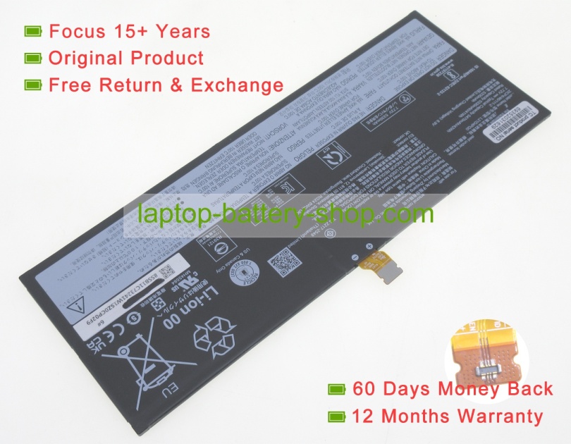 Lenovo L21D4PG0, L21M4PG0 7.72V 5330mAh original batteries - Click Image to Close