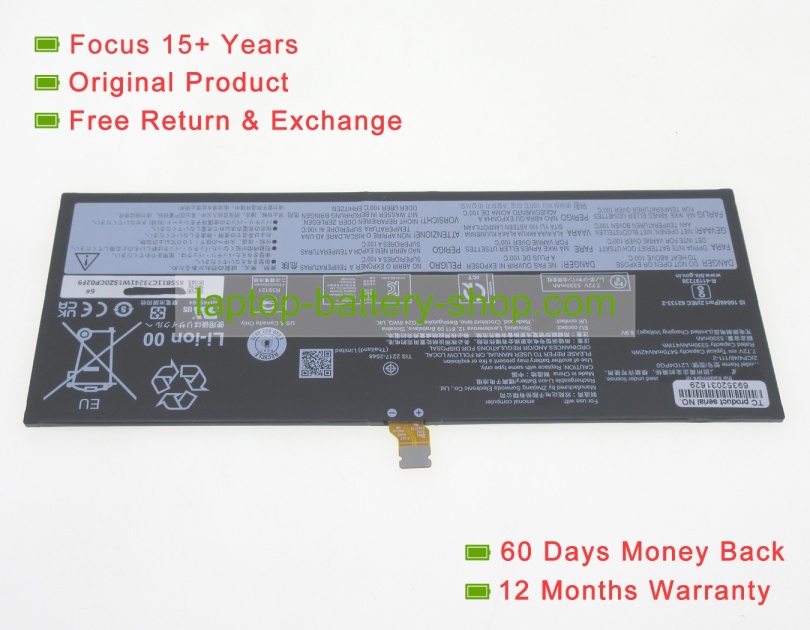 Lenovo L21D4PG0, L21M4PG0 7.72V 5330mAh original batteries - Click Image to Close