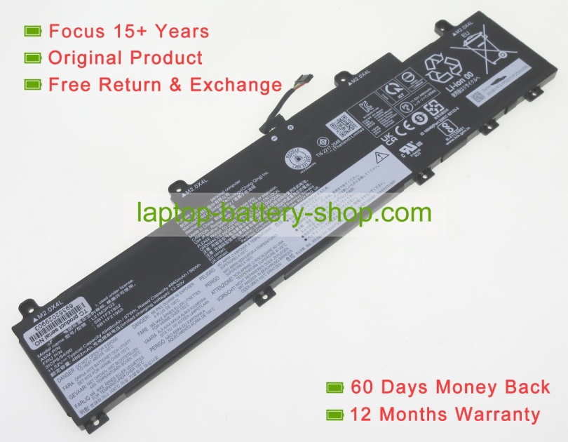 Lenovo L21L3PG2, L21D3PG2 11.52V 4862mAh original batteries - Click Image to Close