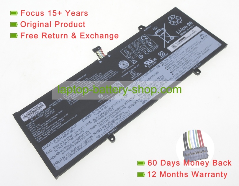 Lenovo L21M4PE1, L21L4PE1 15.52V 3705mAh original batteries - Click Image to Close