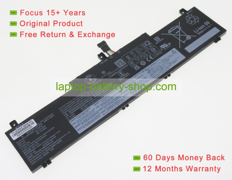 Lenovo SB11E33549, SB11E33551 11.52V 4948mAh original batteries - Click Image to Close