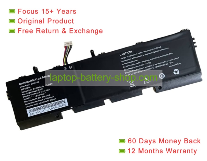 Other 635984-3S 11.4V 4850mAh original batteries - Click Image to Close