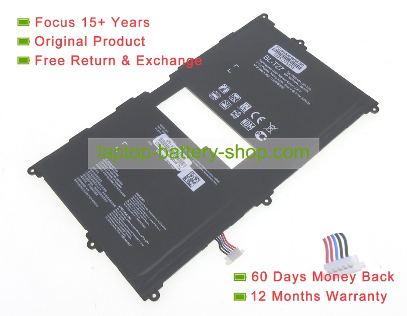 Lg BL-T27 3.85V 6000mAh original batteries - Click Image to Close