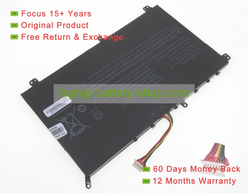 Other B15, W15 15.2V 4550mAh original batteries - Click Image to Close