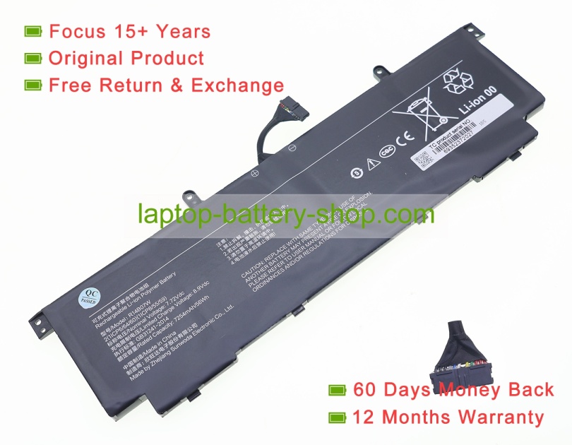 Xiaomi R14B07W 7.72V 7254mAh original batteries - Click Image to Close