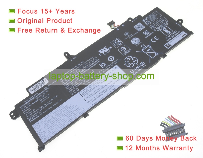 Lenovo L21B4P71, 4ICP5/67/67 15.36V 3581mAh original batteries - Click Image to Close