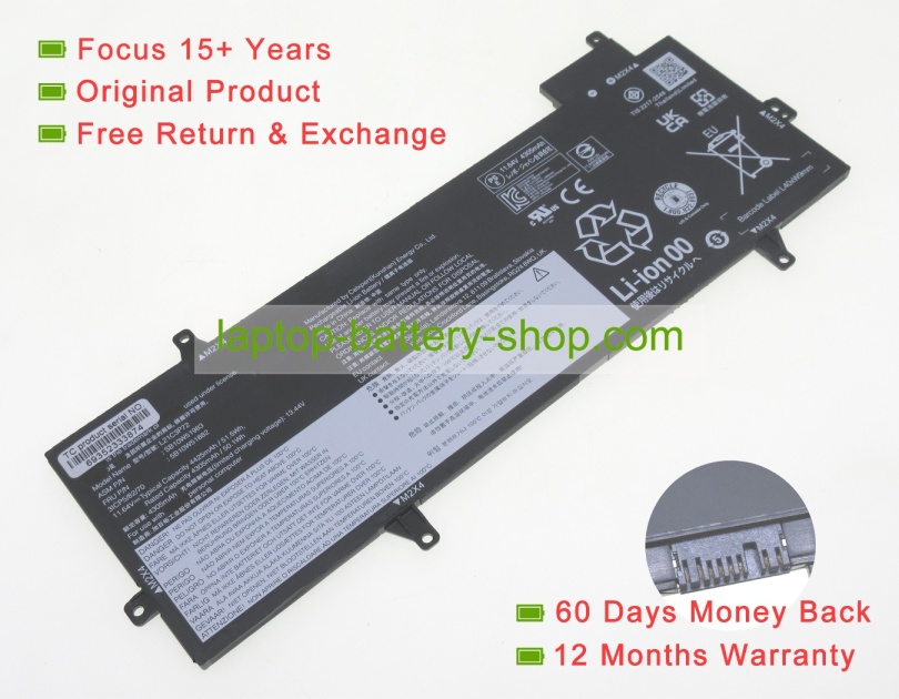 Lenovo L21B3P71, 5B10W51883 11.64V 4425mAh original batteries - Click Image to Close