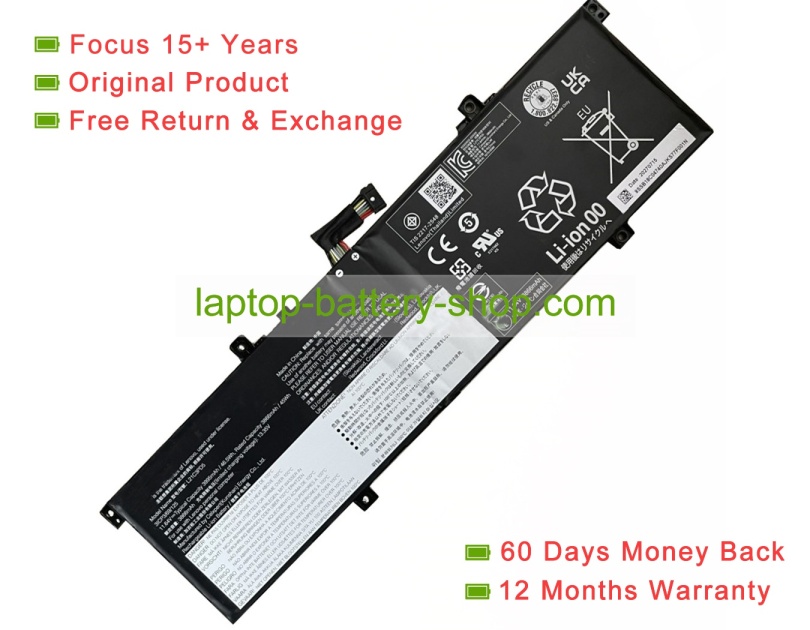 Lenovo L21C3PD5, L21L3PD5 11.84V 3995mAh original batteries - Click Image to Close