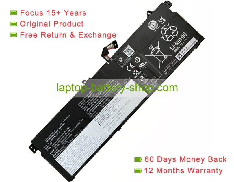 Lenovo SB10Z21205, 5B10Z21201 11.52V 4948mAh original batteries - Click Image to Close