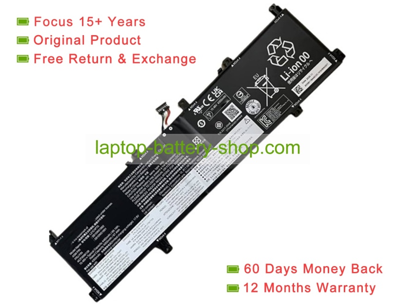 Lenovo SB11W51992, L21M4P75 15.48V 4465mAh original batteries - Click Image to Close