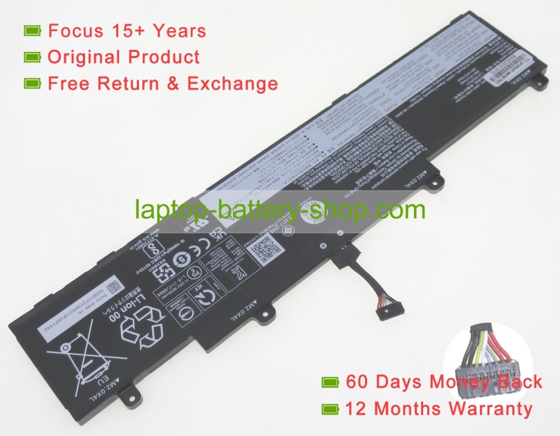 Lenovo L21C3PG1, SB11F21951 11.25V 3735mAh original batteries - Click Image to Close