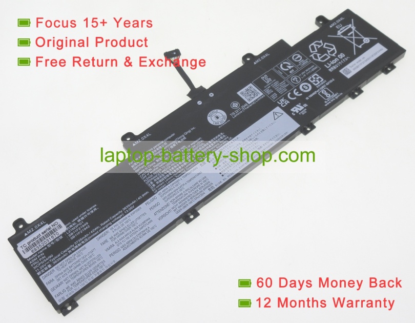 Lenovo L21C3PG1, SB11F21951 11.25V 3735mAh original batteries - Click Image to Close