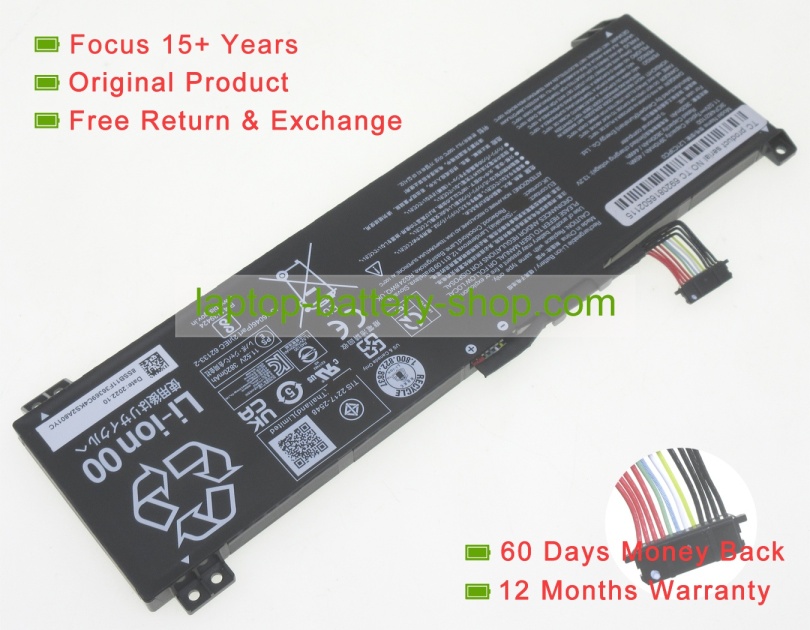 Lenovo L21C3PC0, L21M3PC0 11.52V 3910mAh original batteries - Click Image to Close