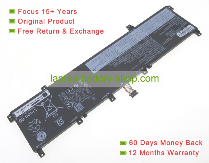 Lenovo L21L4P76, L21M4P76 15.52V 4642mAh original batteries - Click Image to Close