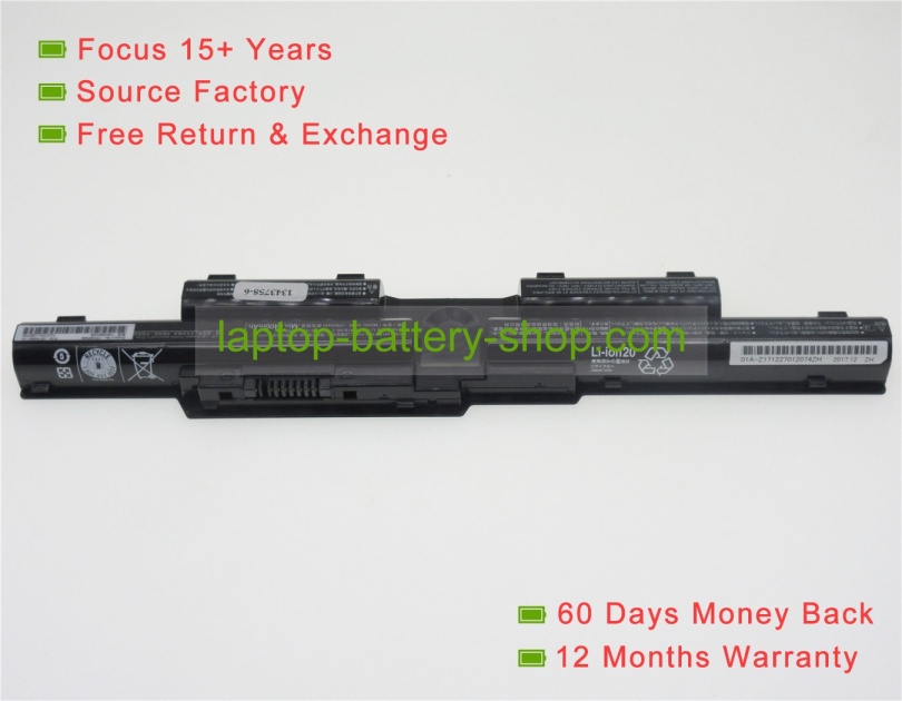 Fujitsu FPCBP446, FMVNBP236 11.25V 6400mAh replacement batteries - Click Image to Close