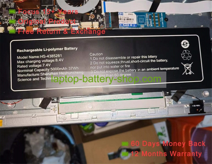Other 4385281, HS-4385281 7.4V 5000mAh original batteries - Click Image to Close