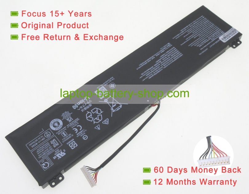 Acer AP21A7T, AP21A8T 15.4V 5845mAh original batteries - Click Image to Close