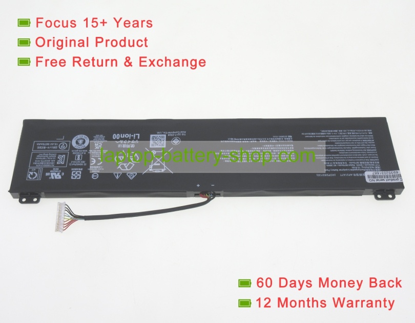 Acer AP21A7T, AP21A8T 15.4V 5845mAh original batteries - Click Image to Close