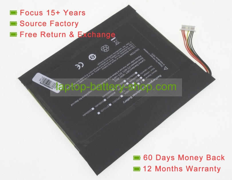 Chuwi 36134103P, 36134103 7.6V 4500mAh replacement batteries - Click Image to Close