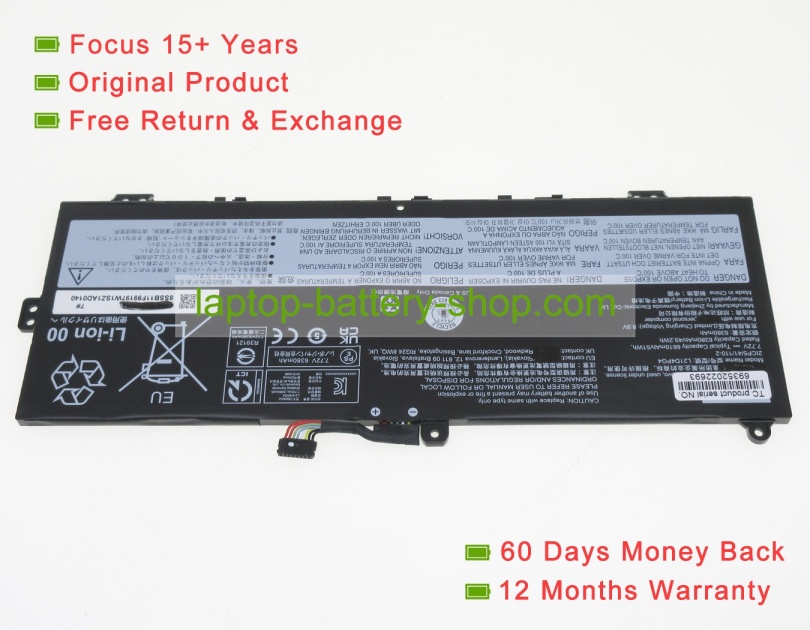 Lenovo 5B11F99198, L21D4PG4 7.72V 6610mAh original batteries - Click Image to Close