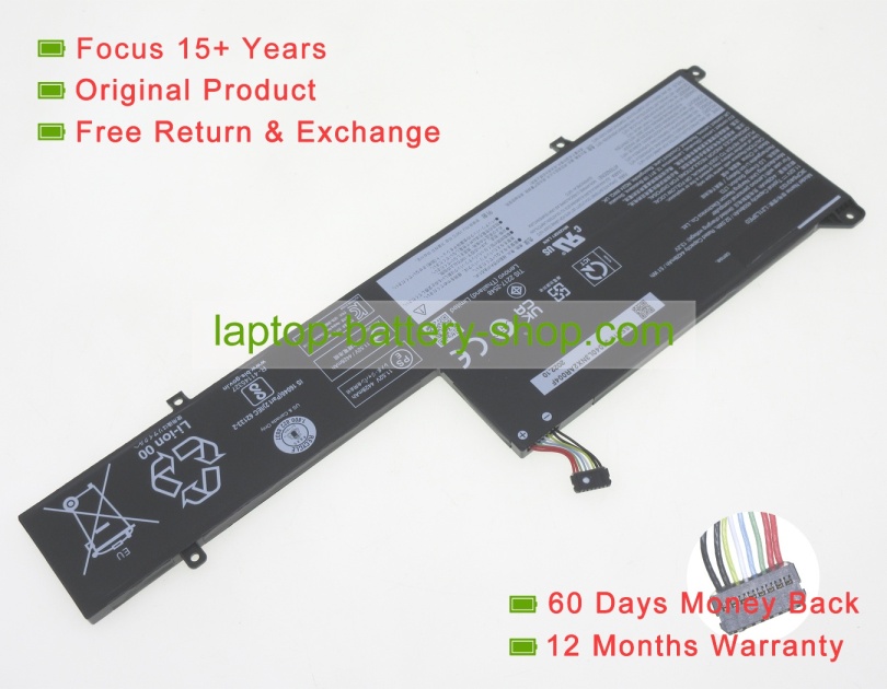 Lenovo L21M3PE0, 5B11F38038 11.52V 4558mAh original batteries - Click Image to Close