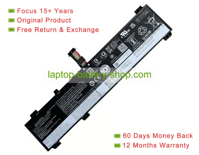 Lenovo L21L4PC0, SB11F24159 15.44V 5182mAh original batteries - Click Image to Close