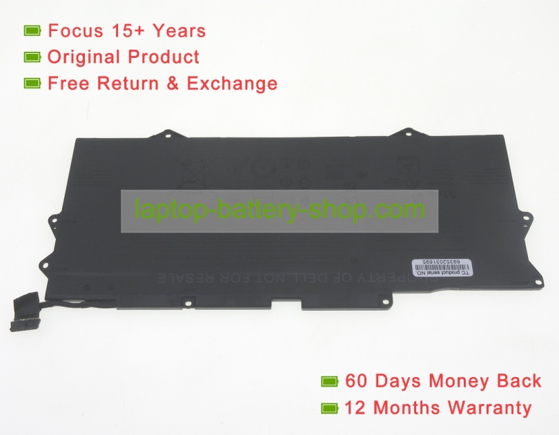 Dell G9FHC, YM15G 11.55V 4415mAh original batteries - Click Image to Close