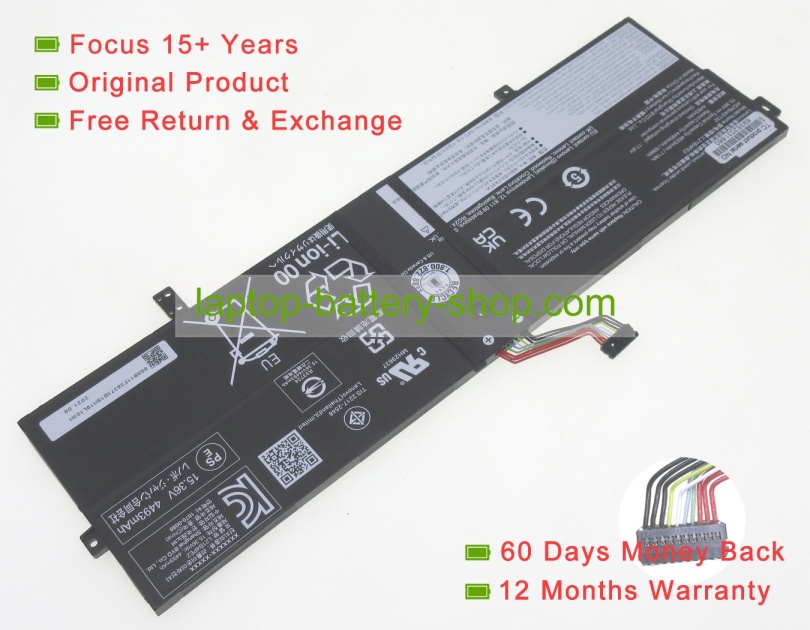 Lenovo 5B11F48155, 5B11F38379 15.36V 4623mAh original batteries - Click Image to Close