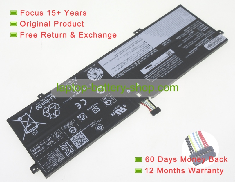 Lenovo L21D4PH1, 5B11F35903 15.52V 4833mAh original batteries - Click Image to Close