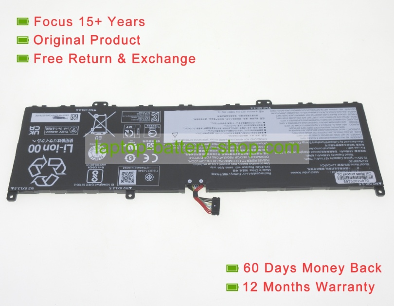 Lenovo L21D4PE0, L21L4PC4 15.52V 4511mAh original batteries - Click Image to Close