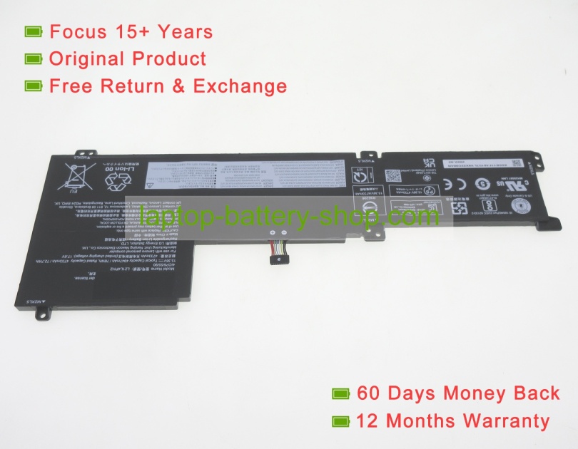 Lenovo SB11B53887, L21C4PH2 15.36V 4947mAh original batteries - Click Image to Close