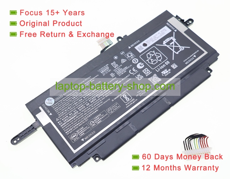 Hp M90785-2C1, TPN-DB1G 7.7V 6900mAh original batteries - Click Image to Close