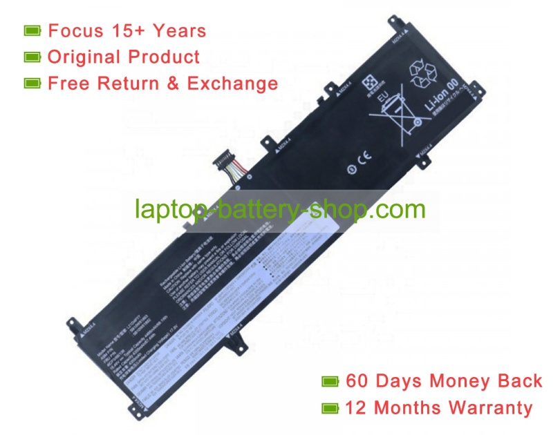Lenovo L21C4P77, 5B10W51892 15.48V 4465mAh original batteries - Click Image to Close