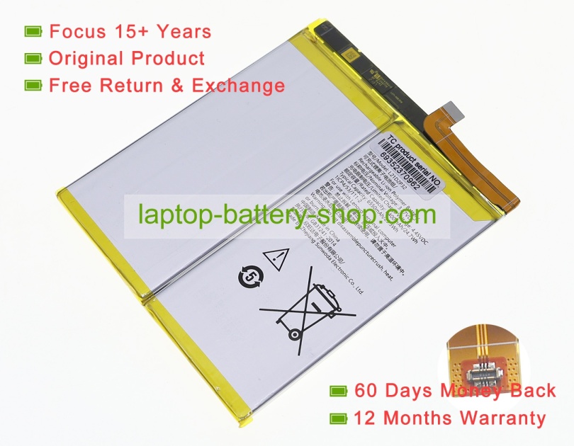 Lenovo L21D2P32, SB18D21931 3.87V 6400mAh original batteries - Click Image to Close