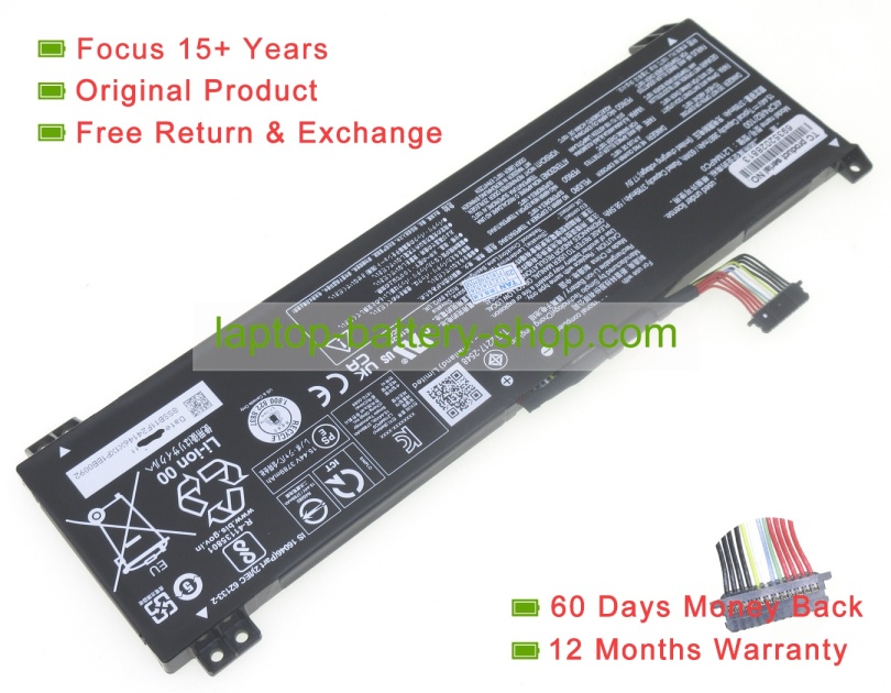 Lenovo L21C4PC0, L21D4PC0 15.44V 3887mAh original batteries - Click Image to Close