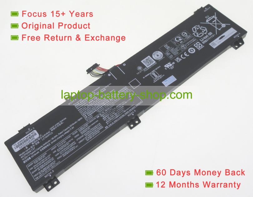 Lenovo L21M4PC5, 5B11F54006 15.52V 6440mAh original batteries - Click Image to Close