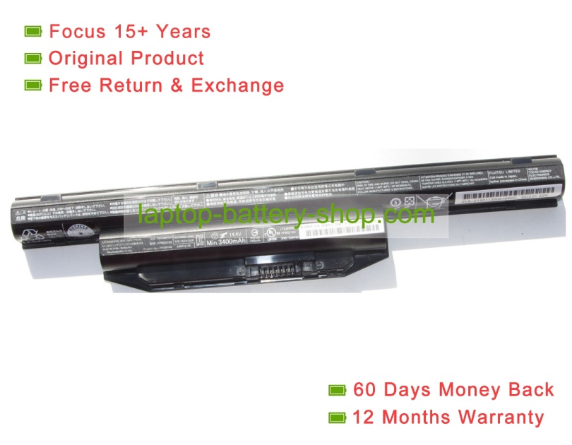 Fujitsu FPB0319S 14.4V 3550mAh original batteries - Click Image to Close