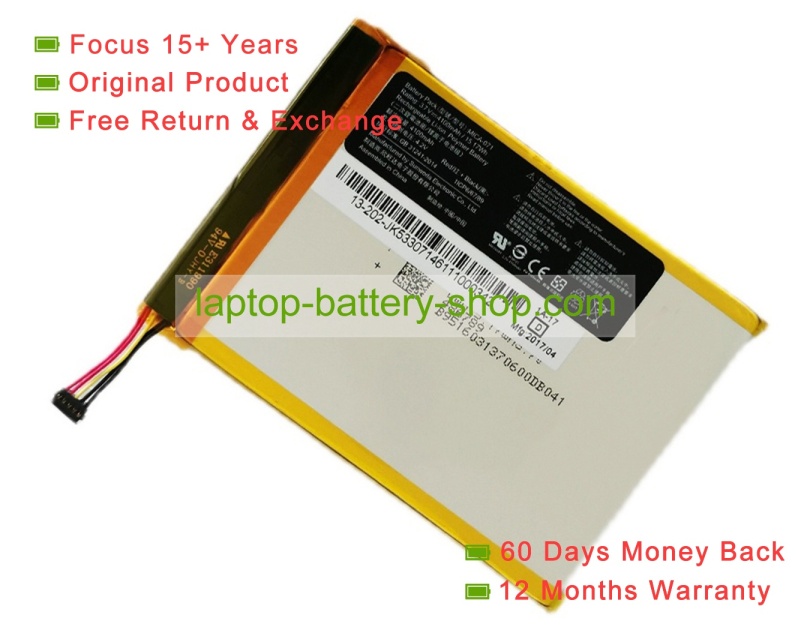 Other MICA-071 3.7V 4100mAh original batteries - Click Image to Close