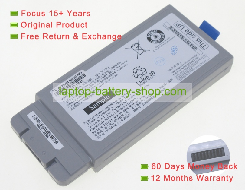 Panasonic FZ-VZSU1XU 10.8V 6300mAh original batteries - Click Image to Close